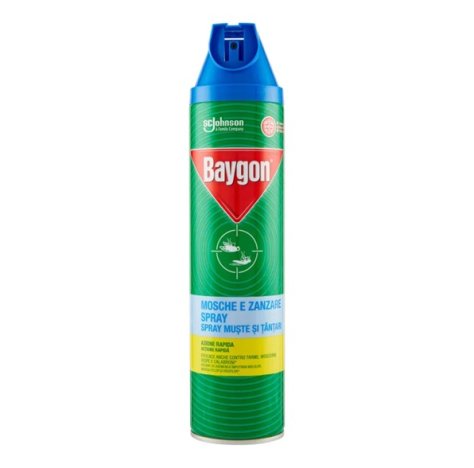 BAYGON BLU MOSCHE & ZANZARE - 400 ML BAYGON BLU MOSCHE & ZANZARE - 400 ML