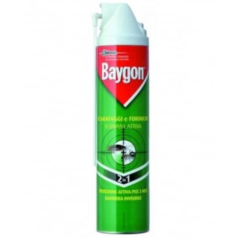 BAYGON  SCHIUMA ATTIVA (SCARAFFAGI , FORMICHE ) 