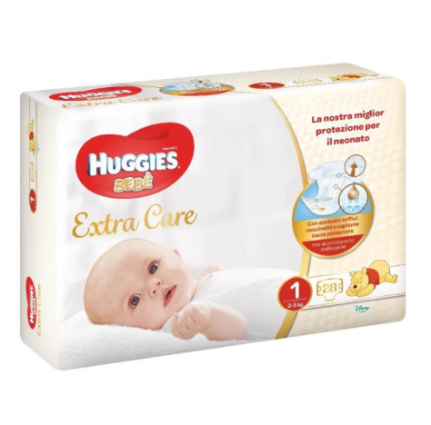  Huggies base 1 bebè 28 pezzi