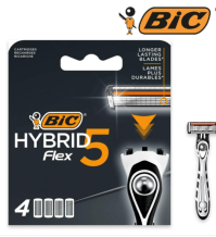 Bic ras.hybrid5 flex ricambio lame x 4 pezzi