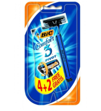 Bic Comfort3 Rasoio Barba 3 Lame 4+2 Pz