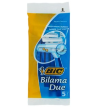 Bic Bilama Due - Rasoi Usa e Getta a Doppia Lama - Confezione da 5 pezzi