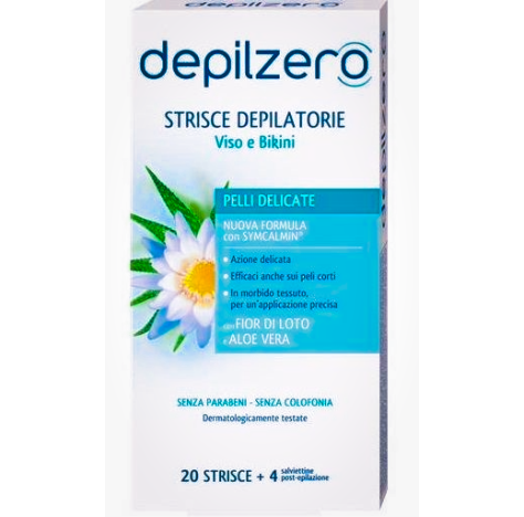 DEPILZERO - STRISCE DEPILATORIE VISO , Nuova Formula DEPILZERO - STRISCE DEPILATORIE VISO , Nuova Formula