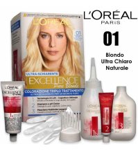 L'OREAL PARIS EXCELLENCE - TINTURA CAPELLI  - 01 Biondo Ultra Chiaro Naturale