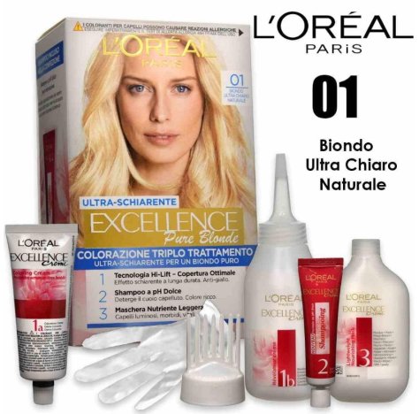 L'OREAL PARIS EXCELLENCE - TINTURA CAPELLI  - 01 Biondo Ultra Chiaro Naturale