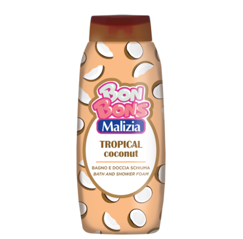 MALIZIA BON BONS BAGNO e DOCCIASCHIUMA TROPICAL COCONUT 500 ML
