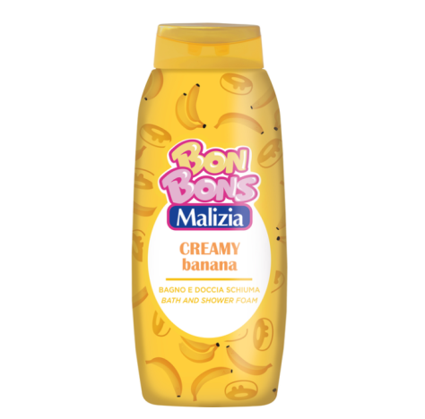 MALIZIA BON BONS BAGNO e DOCCIASCHIUMA CREAMY BANANA 500 ML