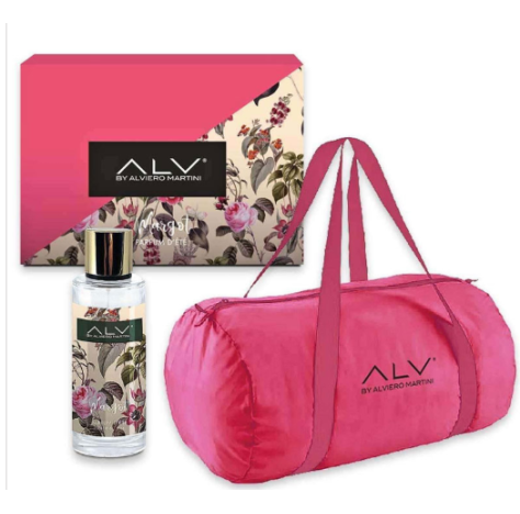 BOX REGALO ALVIERO MARTINI PROFUMO margot 200ML + BORSONE