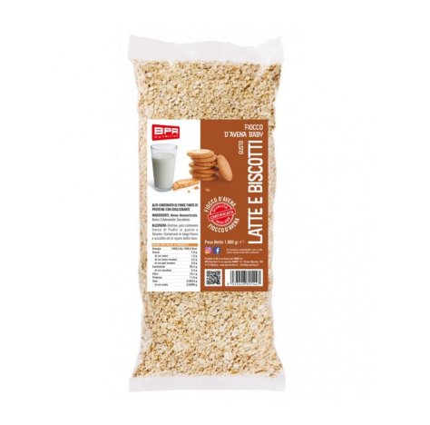 BPR NUTRITION Fiocco Avena Aromatizzato Latte e Biscotti 1 Kg