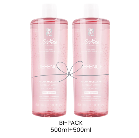 Bionike Defence Acqua Micellare Detergente E Struccante Confezione Bi-Pack 2 X 500ml