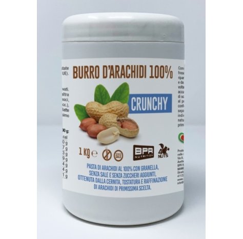 Burro D'arachidi 100% Crunchy 1kg Burro D'arachidi 100% Crunchy 1kg