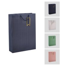 SHOPPER IN CARTA 33x10x46 CM - COLORI ASSORTITI
