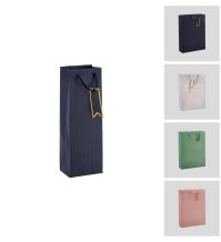 BORSA CARTA PORTA BOTTIGLIA - COLORI ASSORTITI