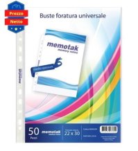 Buste 4 Fori Memotak 50 pezzi 22x30