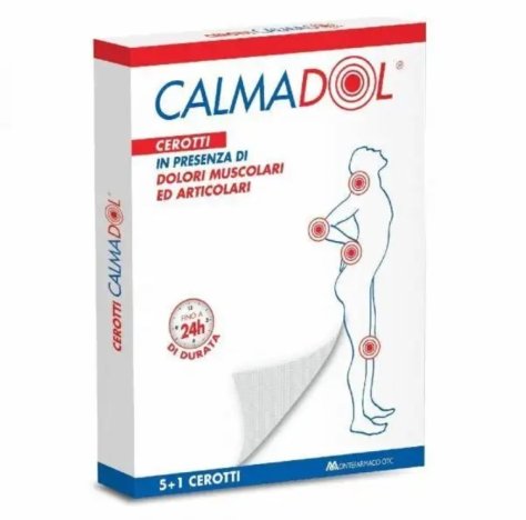 Calmadol Cerotto Arnica e Artiglio Del Diavolo per Dolori Articolari e Muscolari 6 Pezzi