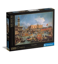 CLEMENTONI Puzzle 1000 Pezzi Museum Canaletto, The Return Of The Bucentaur At The Molo On Ascension Day 39764