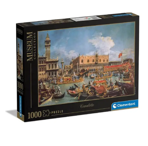CLEMENTONI Puzzle 1000 Pezzi Museum Canaletto, The Return Of The Bucentaur At The Molo On Ascension Day 39764