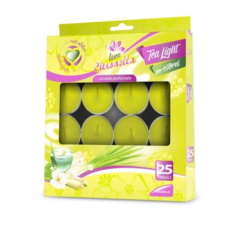 TEA LIGHT CITRONELLA - 25 PEZZI TEA LIGHT CITRONELLA - 25 PEZZI