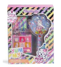 Martinelia Mini Palette Make-Up con Spazzola e Mollettine per Capelli – Set Trucco Bambina