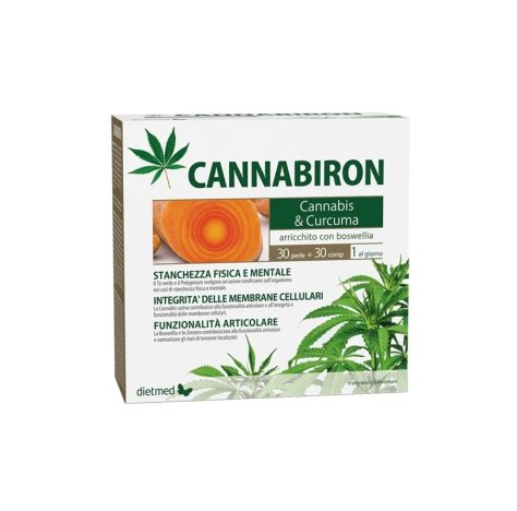DIETMED ITALIA Srl Cannabiron 30 perle + 30 compresse