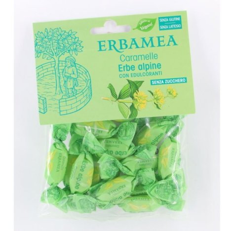 Caramelle Erbe Alpine senza zucchero Erbamea