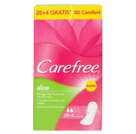 CAREFREE PROTEGGI SLIP ALOE STESO 32 PEZZI