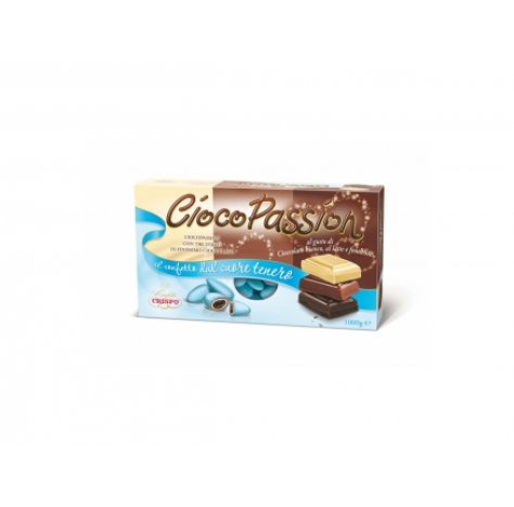Crispo - Confetti Ciocopassion Tre strati di Cioccolato 1 Kg - Celesti