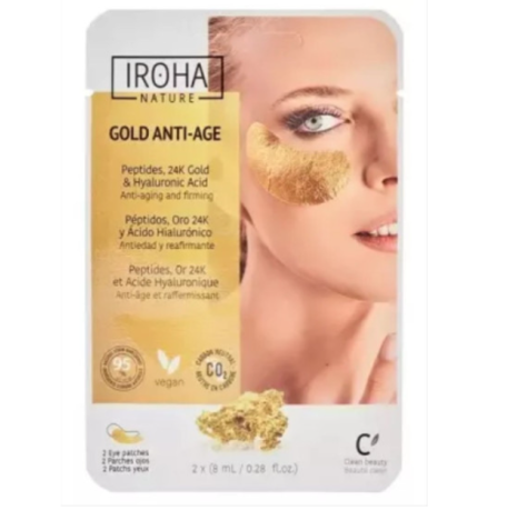 Iroha Nature Oro Anti-Età 2 Cerotti Occhi
