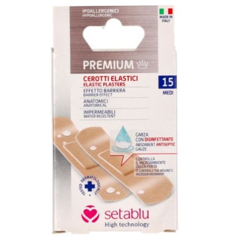 SETABLU Cerotti Premium Elastici - 15 pezzi