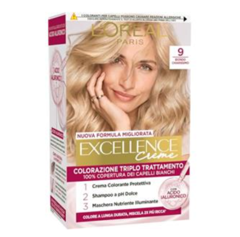 L'OREAL EXCELLENCE CREME N. 9 BIONDO CHIARISSIMO