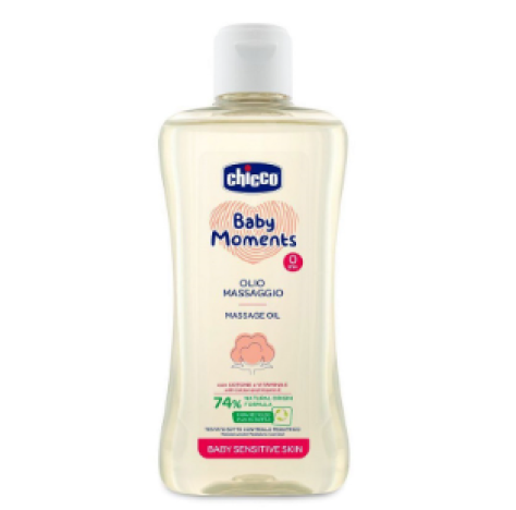 CHICCO BABY MOMENTS OLIO MASSAGGIO SENSITIVE 200 ML