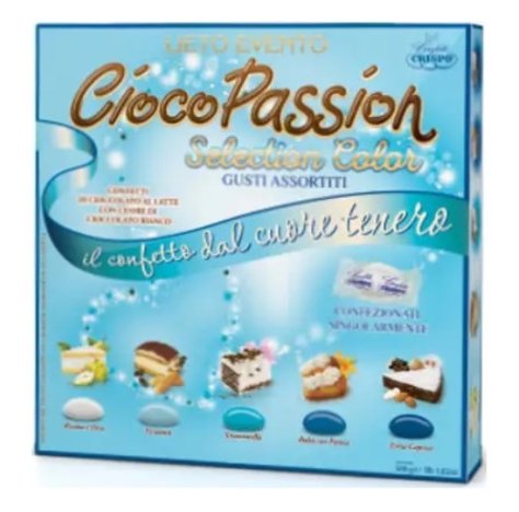 CRISPO - CONFETTI LIETO EVENTO CIOCO PASSION 500GR - SFUMATI CELESTE CRISPO - CONFETTI LIETO EVENTO CIOCO PASSION 500GR - SFUMATI CELESTE