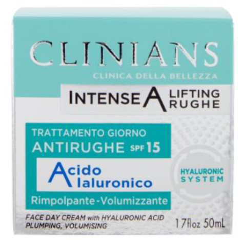 Clinians Intense A Lifting Rughe Spf 15 trattamento giorno antirughe 50ml