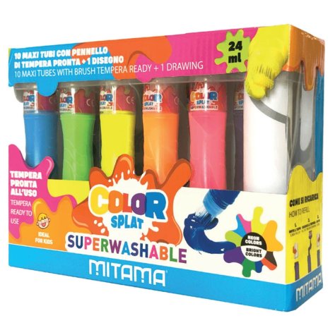 MITAMA - Tempera Pronta All'uso Super Lavabile Colorsplat 