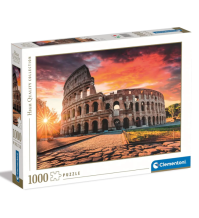 CLEMENTONI Puzzle 1000 Pezzi Hqc Roman Sunset- colosseo 39822