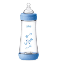 Chicco Biberon Neonato Perfect 5 Biberon 300 Ml - Flusso Veloce Tettarella Silicone Boy Chicco Biberon Neonato Perfect 5 Biberon 300 Ml - Flusso Veloce Tettarella Silicone Boy