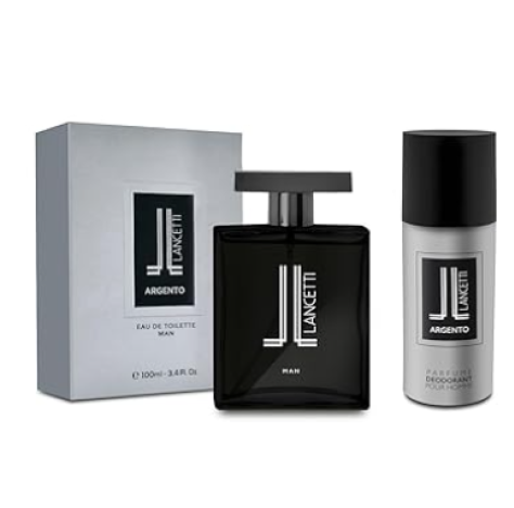 Confezione Regalo Lancetti Argento per Uomo - EDT 100ml + Deodorante