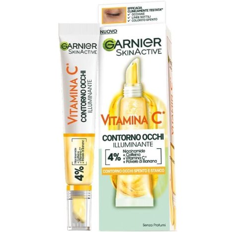 Garnier Skinactive Vitamina C Contorno Occhi Illuminante 15 ml - Crema per il Contorno Occhi