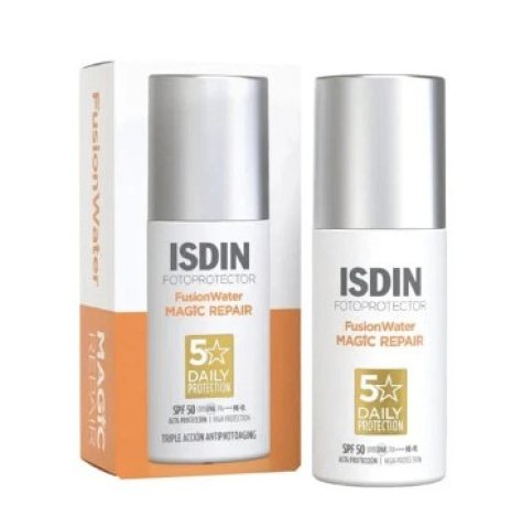 ISDIN FOTOPROTECTOR FUSION WATER MAGIC SPF50 - PROTEZIONE SOLARE VISO ULTRA LEGGERA - 50 ML