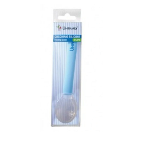 Unifamily Cucchiaio Silicone Azzurro
