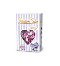 CRISPO - CONFETTI SELECT  CUORICINI MIGNON 500g - LILLA SFUMATO