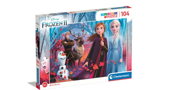 CLEMENTONI Disney Frozen 2 104 pezzi Supercolor Puzzle-27274