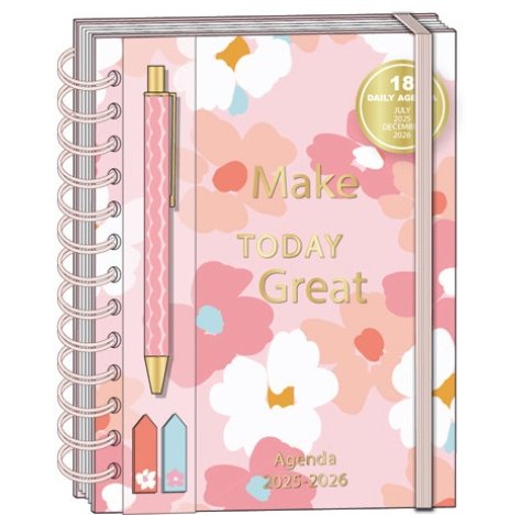 Seven Agenda Spiral Daily 18 Mesi