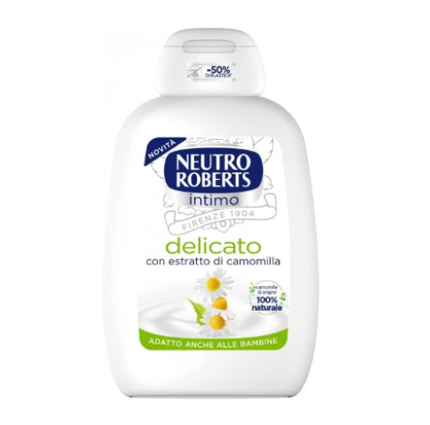 NEUTRO ROBERTS DETERGENTE INTIMO DELICATO BASE 200ML.CON ESTRATTO DI CAMOMILLA