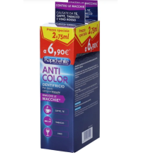 Dentifricio Anti Color Rapid White Bipack 150ml