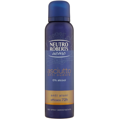 NEUTRO ROBERTS UOMO DEO SPRAY 150ML ASCIUTTO ESSENZA mediterranea
