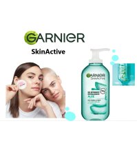 Garnier Aloe Vera Gel Detergente Rivitalizzante 200 ml - Detergente per Pelli Normali e Miste