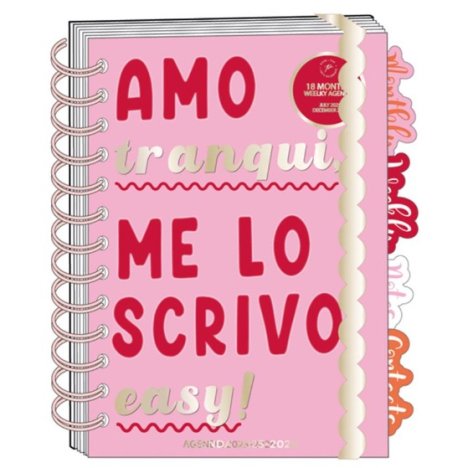 Seven Agenda Spiral Daily 18 Mesi