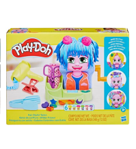Play-Doh, Playset Salone delle Acconciature con 6 Vasetti, Giocattoli di Fantasia con Barattoli Colorati