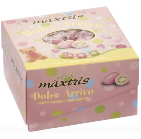 MAXTRIS CONFETTI DOLCE ARRIVO ROSA- 500 GR